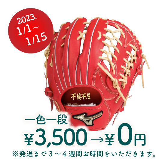 野球グローブ刺繍無料