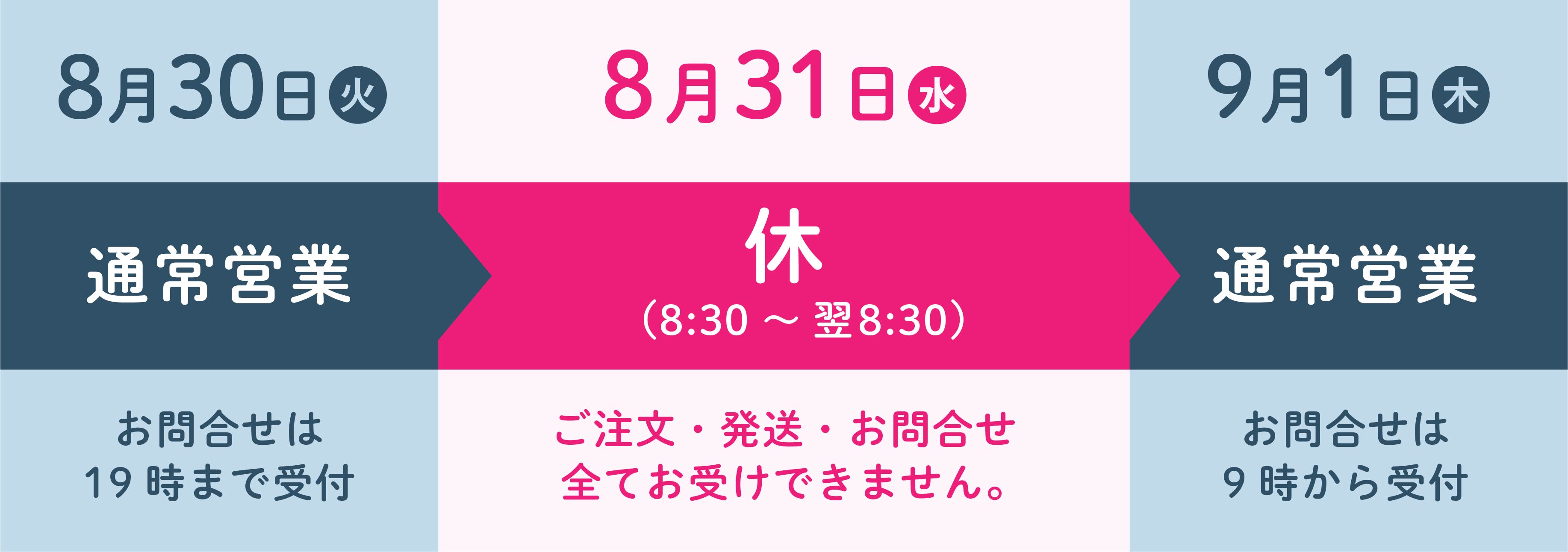 棚卸しのお知らせ2022