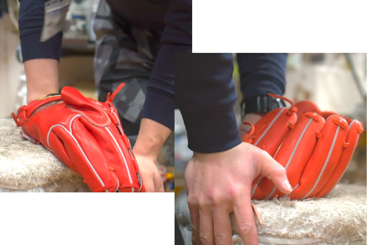 プロスタッフが施すスチーム加工