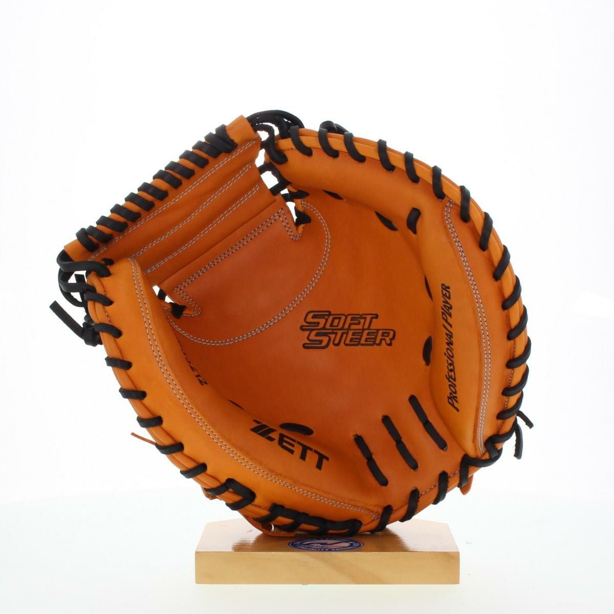 ゼット 軟式 キャッチャーミット 捕手用 】 ソフトステア キャッチャー