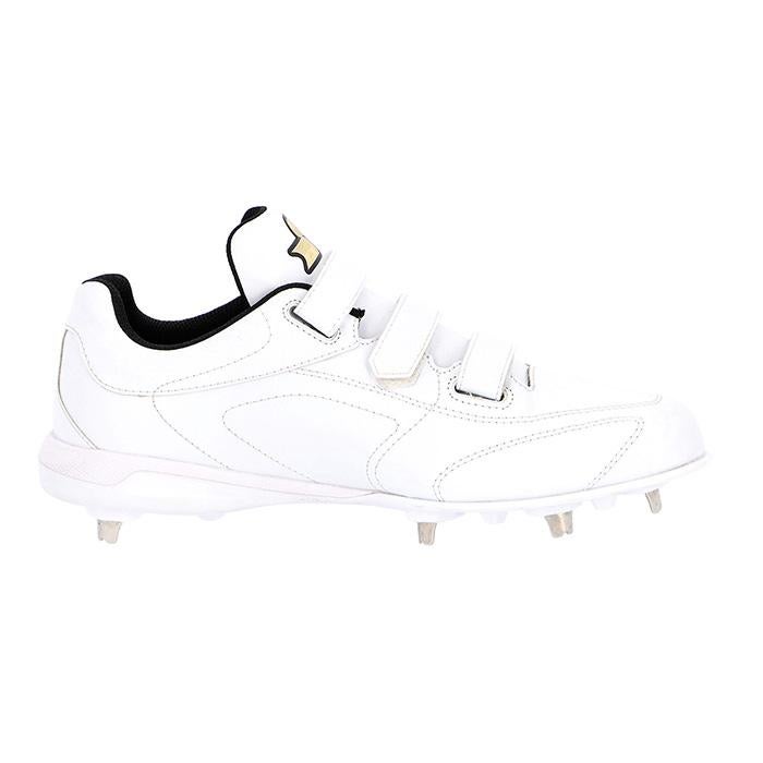 SSK 野球 スパイク 金具スパイク 高校野球対応 ベルト ベルクロ 白