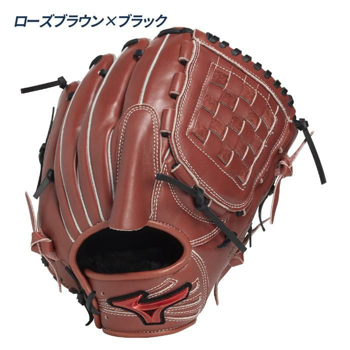 【良品】ミズノ 軟式グローブ World Win ブラウン 左利き ミズノ 野球 グローブ 軟式 投手向け グラブ サイズ11 WILLDRIVE RED