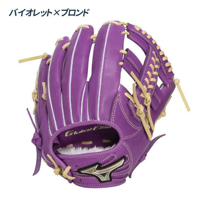 ミズノ 野球 グローブ 軟式 ジュニア 内野用 栗原陵矢型 Mサイズ 少年